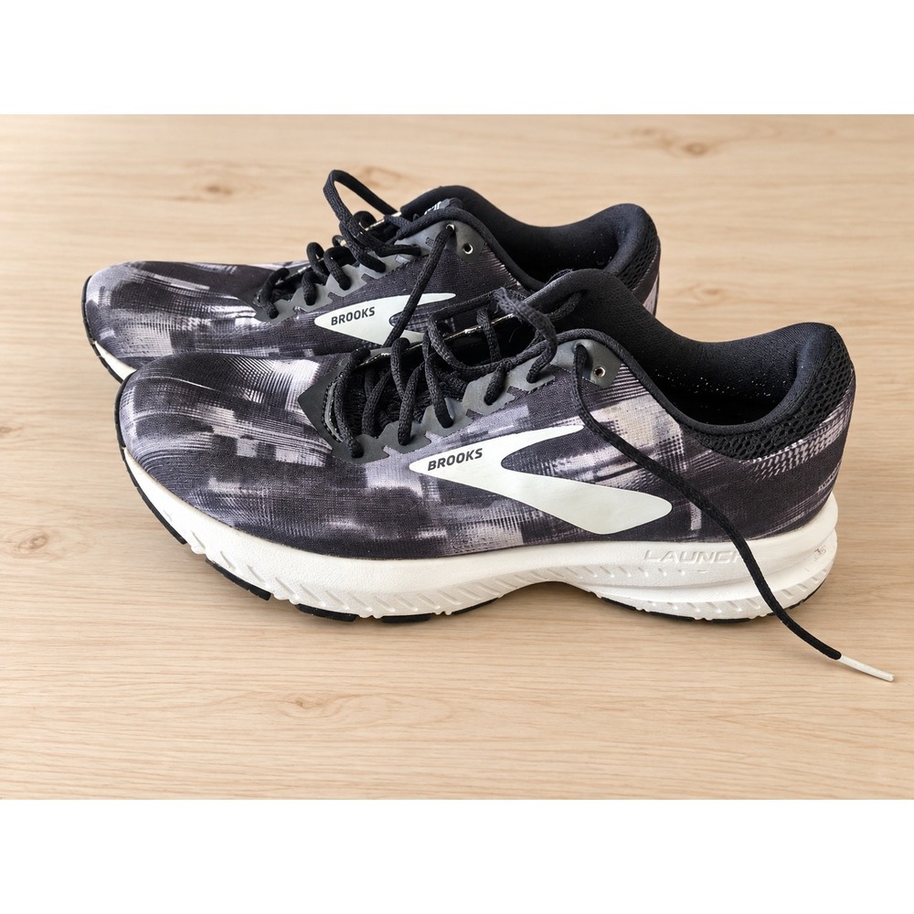 Brooks Launch 6 Women's Size 9 Black Gray Running Shoes Athletic Sneakers